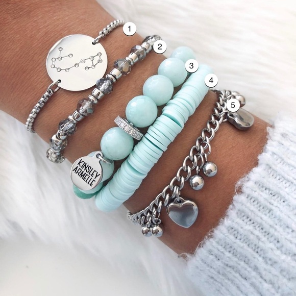 Kinsley Armelle Scorpio Silver Bracelet - Picture 2 of 2